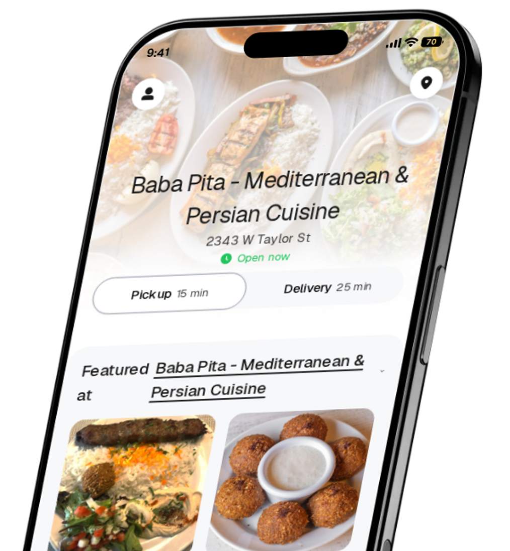 Baba Pita - Mediterranean & Persian Cuisine app preview